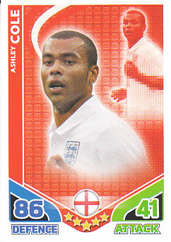 Ashley Cole England 2010 World Cup Match Attax #58